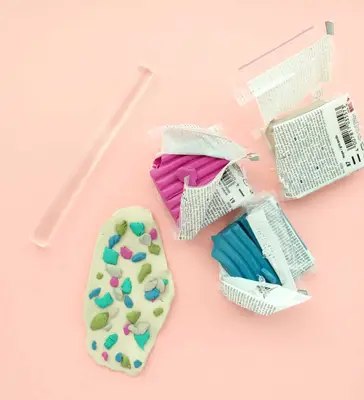 DIY Terrazzo Cheese Knives