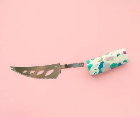 DIY Terrazzo Cheese Knives