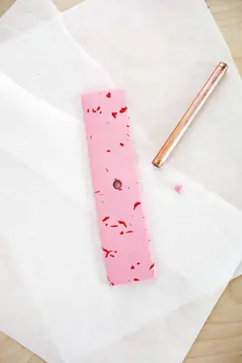 Terrazzo Style Clay Incense Holder 