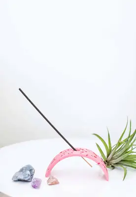 Terrazzo Style Clay Incense Holder 