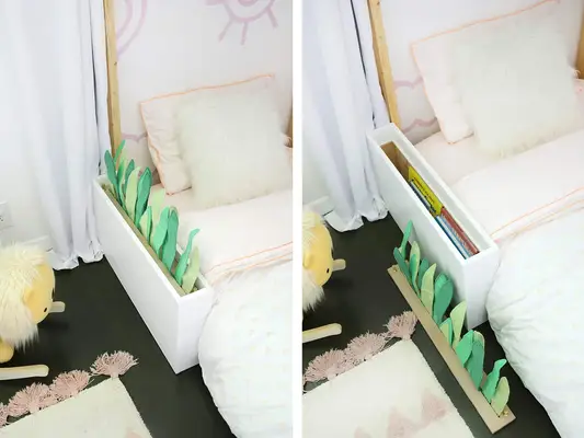 Felt Planter Beds for Kid's Room (With Hidden Toy Storage!)