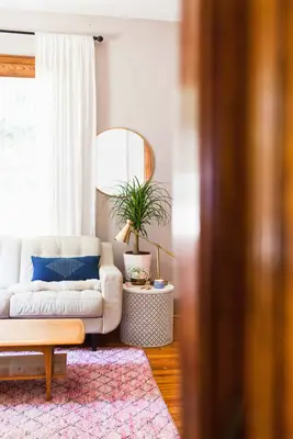 Sashiko Inspired Embroidered Pillow