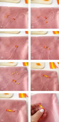 Rainbow Seed Bead Earrings DIY