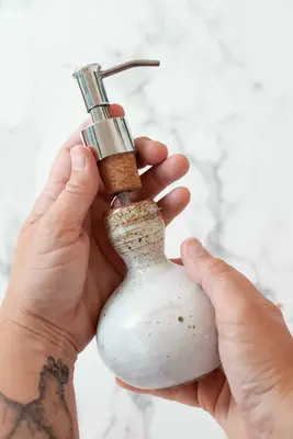 How to Make a Soap Dispenser from a Vase