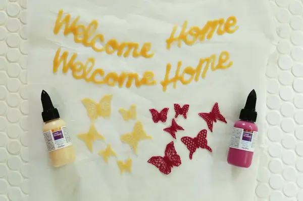 Welcome Home Door Wreath DIY