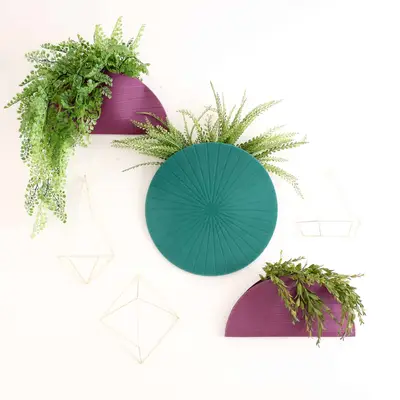 Sådan gør du placemats til hængende plantagere