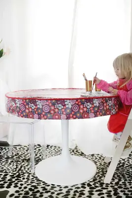 Waterproof Table Cover DIY (For Arts + Craft Time!)