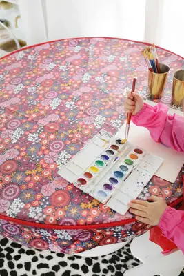 Waterproof Table Cover DIY (For Arts + Craft Time!)