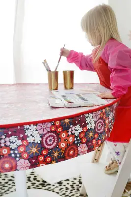 Waterproof Table Cover DIY (For Arts + Craft Time!)