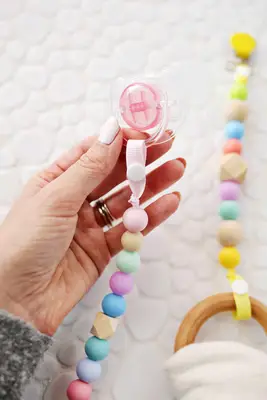 Teether and Pacifier Clip