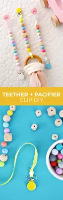 Teether and Pacifier Clip