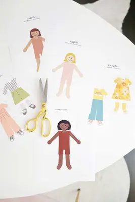 DIY Paper Dolls (with Free Printables!)