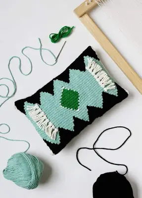 Vævet pude DIY