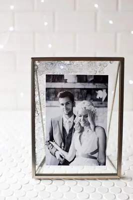 DIY Antique Glass Photo Frame