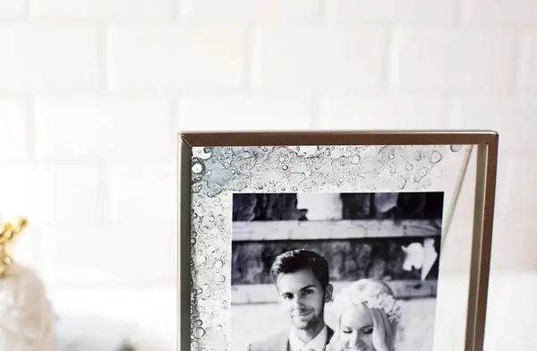 DIY Antique Glass Photo Frame