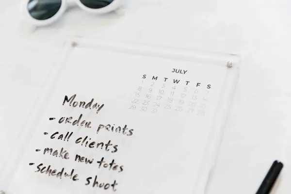 Acrylic Desk Calendar