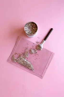 DIY Glitter Photo Frames