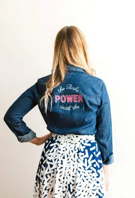 Personalize seu jeans com bordado!