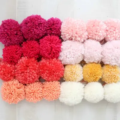 Make your own pom pom basket