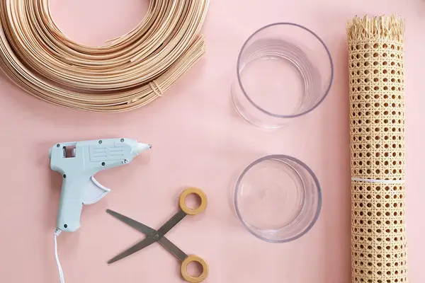 Caned Candledholder DIY