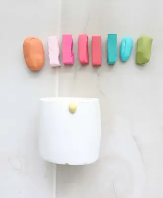 Make a Clay Petal Planter