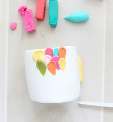 Make a Clay Petal Planter