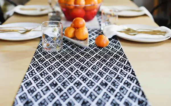 DIY Modern Table Runner