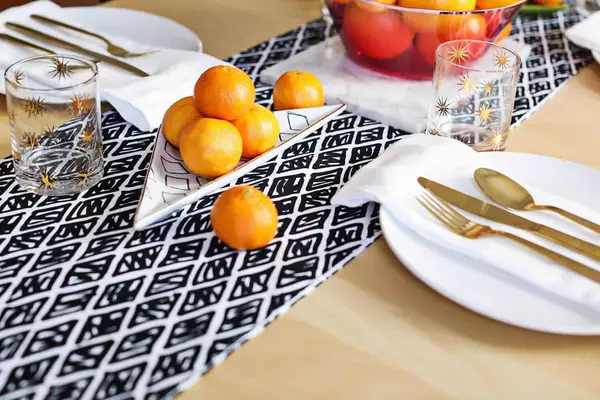DIY Modern Table Runner