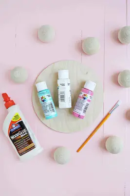 Wooden Ball Plant Stand DIY