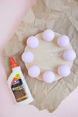 Wooden Ball Plant Stand DIY