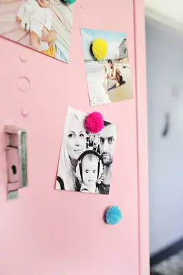 Pom Pom Magnets DIY