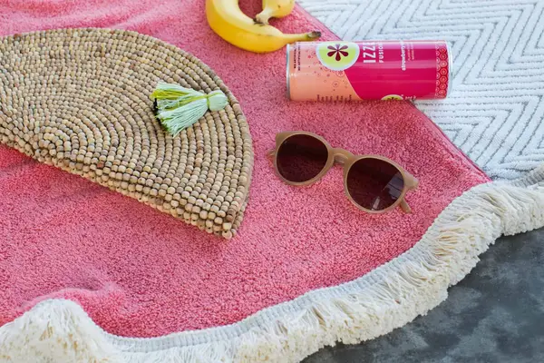 Round Beach Towel DIY
