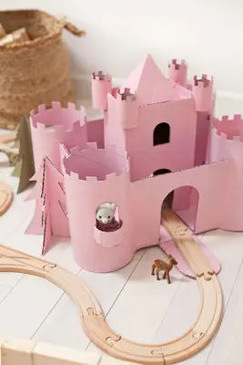 Build a Toy Castle from Upcycled Cardboard