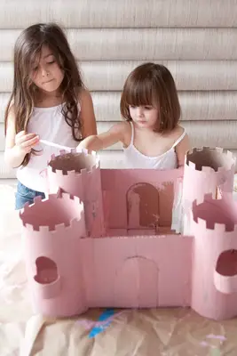 Build a Toy Castle from Upcycled Cardboard