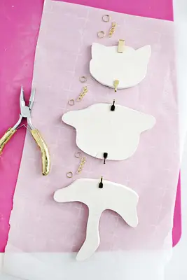 Kitty Clay Mobile DIY