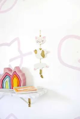 Kitty Clay Mobile DIY