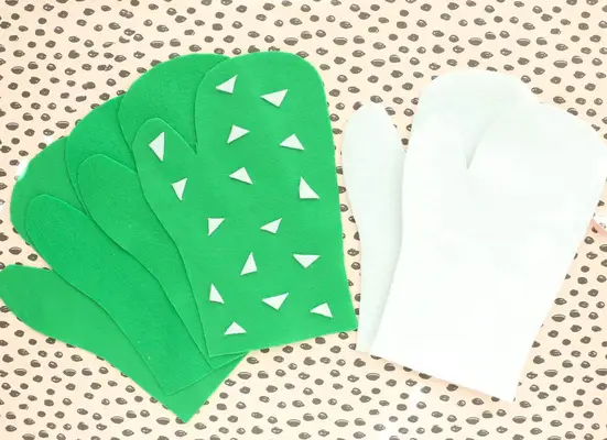 DIY Cactus Oven Mitts