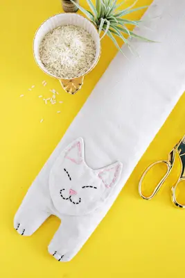 Risvarmepute DIY (gratis kitty mal!)