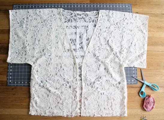 How to Sew a Lace Kimono