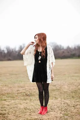 How to Sew a Lace Kimono