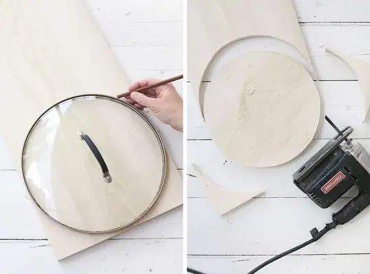 DIY Modern Wood Plant Stands