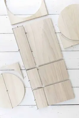 DIY Modern Wood Plant Stands