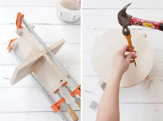 DIY Modern Wood Plant Stands