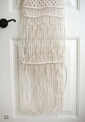 Simple Macrame Table Runner DIY