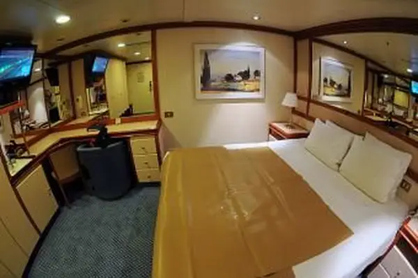 Cabine a bordo do Coral Princess