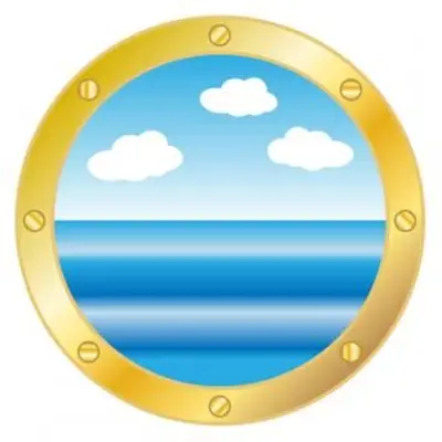 Nave da crociera Clipart 1 oblò