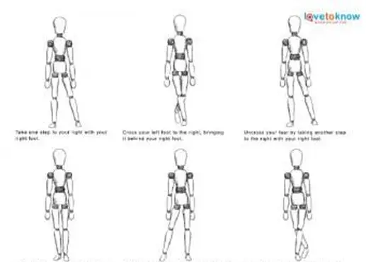 passos elétricos de slide dance