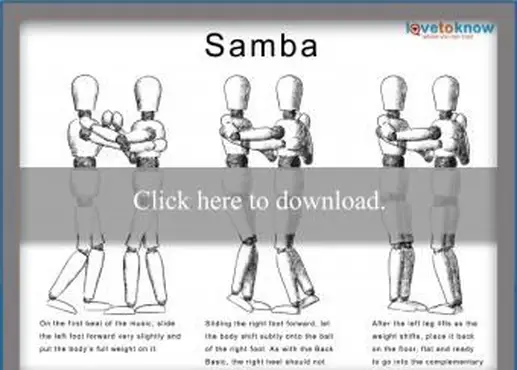 מדרגות ריקוד סמבה