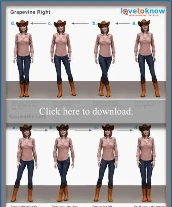 שלבי ריקוד של Achy Heart Breaky