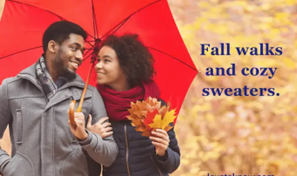 Saisonale Untertitel für Datumsnächte für Outdoor-Spaß